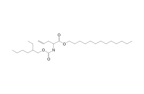 2-Aminopent-4-enoic acid, N-(2-ethylhexyloxycarbonyl)-, tridecyl ester