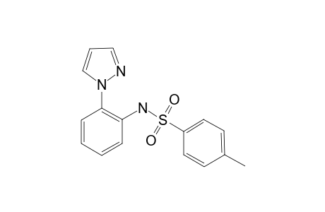 N-{2-(1H-Pyrazol-1-yl)phenyl}-4-methylbenzenesulfonamide