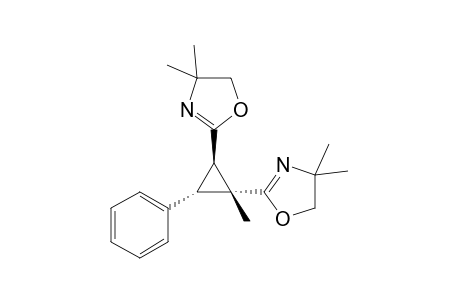 (1R*,2R*,3S*)-1-METHYL-TRANS-1,2-BIS-(4,4-DIMETHYL-2-OXAZOLIN-2-YL)-CIS-3-PHENYLCYCLOPROPANE