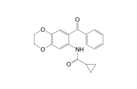 Cyclopropanecarboxamide, N-(7-benzoyl-2,3-dihydro-1,4-benzodioxin-6-yl)-