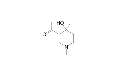 1-(4-Hydroxy-1,4-dimethyl-3-piperidinyl)ethanone