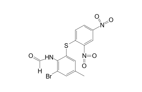 2'-Bromo-6'-[(2,4-dinitrophenyl)thio]-p-formotoluidide