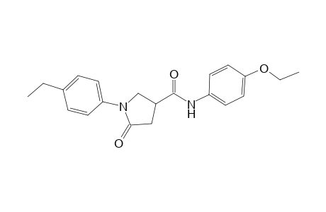 1-(4-Ethyl-phenyl)-5-oxo-pyrrolidine-3-carboxylic acid (4-ethoxy-phenyl)-amide