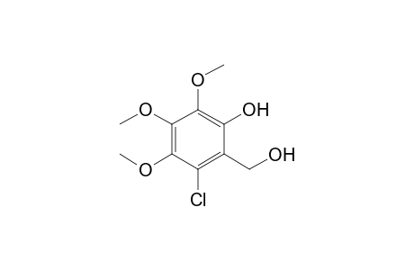 ALCALINAPHENOL_C;3-CHLORO-2-(HYDROXYMETHYL)-4,5,6-TRIMETHOXYPHENOL