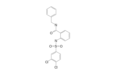 2'-(benzylcarbamoyl)-3,4-dichlorobenzenesulfonanilide