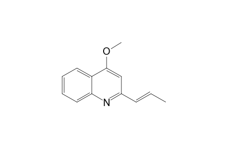 4-METHOXY-2-[(E)-1-PROPENYL]-QUINOLINE;CHIMANINE-C