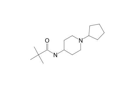 1-Cyclopentyl-4-piperidinylamine, N-trimethylacetyl-