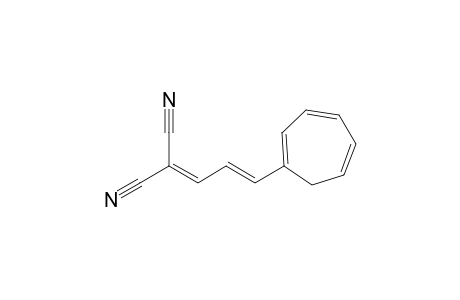 2-[(E)-3-(1-cyclohepta-1,3,5-trienyl)prop-2-enylidene]propanedinitrile