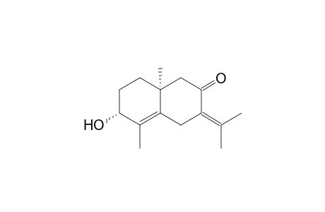 2(1H)-Naphthalenone, 3,4,6,7,8,8a-hexahydro-6-hydroxy-5,8a-dimethyl-3-(1-methylethylidene)-, cis-(.+-.)-