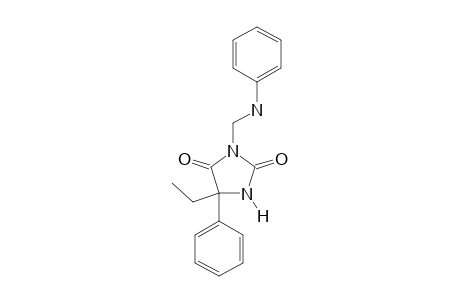 3-(anilinomethyl)-5-ethyl-5-phenylhydantoin