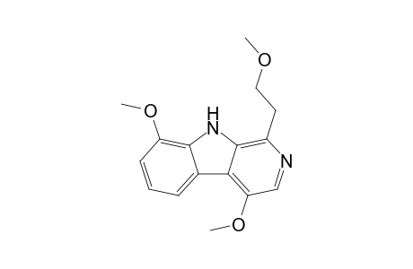 4,8-dimethoxy-1-(2-methoxyethyl)-9H-$b-carboline