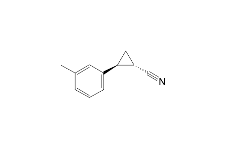 (1S,2S)-2-(m-tolyl)cyclopropane-1-carbonitrile