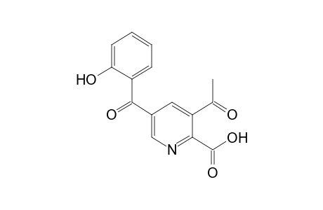 3-acetyl-5-salicyloylpicolinic acid