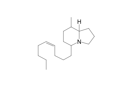 (5R,8R,8as)-8-Methyl-5-((Z)-non-4-en-1-yl)octahydroindolizine