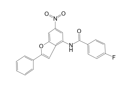 4-Fluoro-N-(6-nitro-2-phenyl-benzofuran-4-yl)-benzamide