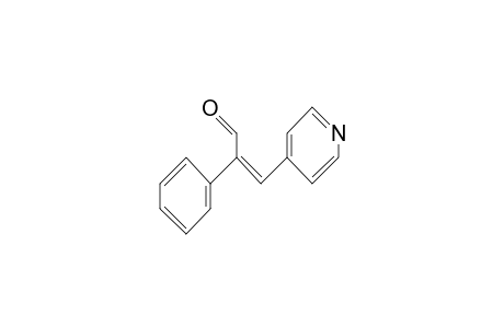 Benzeneacetaldehyde, alpha-(4-pyridinylmethylene)-