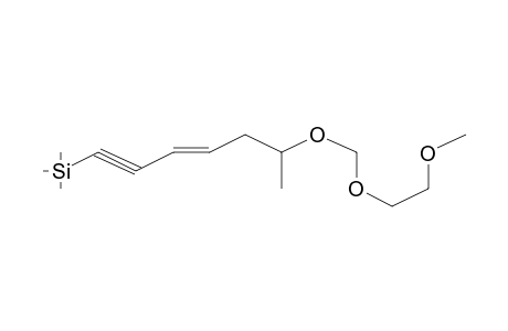 3-Hepten-1-yne, 6-(2-methoxyethoxymethoxy)-1-trimethylsilyl-, (E)-