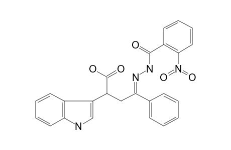 2-(3-Indolyl)-4-[(2-nitrobenzoyl)hydrazono]-4-phenylbutyric acid