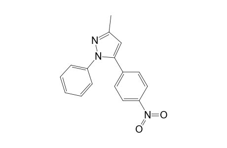 3-Methyl-5-(4-nitrophenyl)-1-phenyl-pyrazole