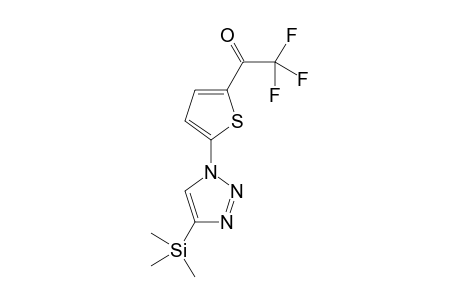 2,2,2-Trifluoro-1-{5-[4-(trimethylsilyl)-1H-1,2,3-triazol-1-yl]-2-thienyl}-1-ethanone