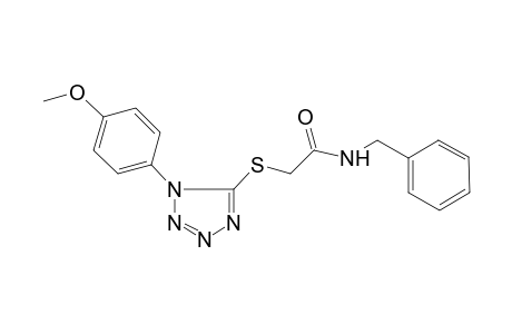 N-Benzyl-2-[1-(4-methoxy-phenyl)-1H-tetrazol-5-ylsulfanyl]-acetamide