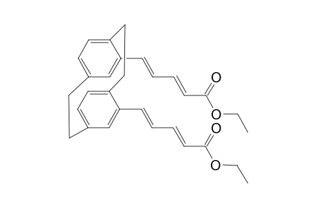 4,15-BIS-[(1E,3E)-4-(ETHOXYCARBONYL)-BUTA-1,3-DIENYL]-[2.2]-PARACYCLOPHANE