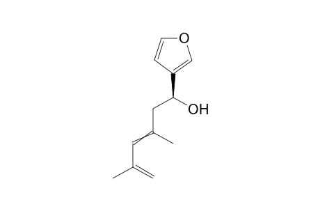 (1S)-1-(3-furyl)-3,5-dimethyl-hexa-3,5-dien-1-ol