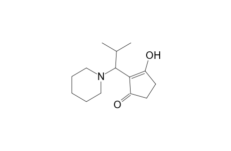 2-Cyclopenten-1-one, 3-hydroxy-2-[2-methyl-1-(1-piperidinyl)propyl]-