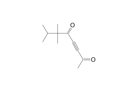 3-Octyne-2,5-dione, 6,6,7-trimethyl-