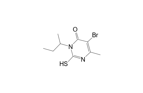 Uracil, 5-bromo-3-sec-butyl-6-methyl-2-thio-