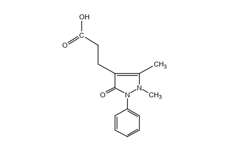 2,3-dimethyl-5-oxo-1-phenyl-3-pyrazoline-4-propionic acid