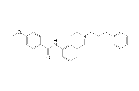 N-[2-(3-phenylpropyl)-1,2,3,4-tetrahydro-5-isoquinolyl]-p-anisamide