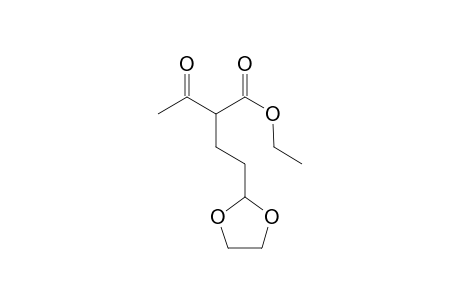 2-[2-(1,3-dioxolan-2-yl)ethyl]-3-keto-butyric acid ethyl ester