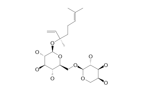 LINALYL_6-O-ALPHA-L-ARABINOPYRANOSYL-BETA-D-GLUCOPYRANOSIDE