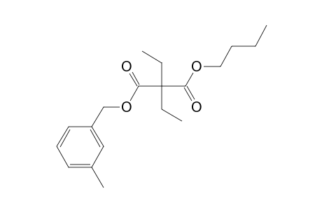 Diethylmalonic acid, butyl 3-methylbenzyl ester