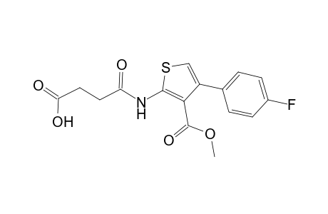 4-{[4-(4-Fluorophenyl)-3-(methoxycarbonyl)-2-thienyl]amino}-4-oxobutanoic acid