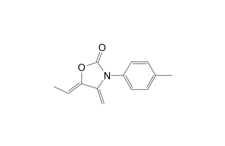 (5Z)-5-ethylidene-4-methylene-3-(4-methylphenyl)-2-oxazolidinone