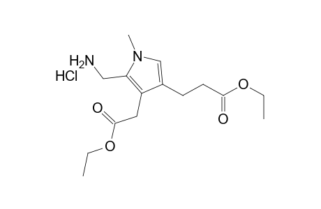 1-methyl-2-Aminomethyl-4-[2-(ethoxycarbonyl)ethyl]-3-[(ethoxycarbonyl)methyl]pyrrole hydrochloride