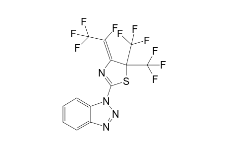 2-(1-Benzotriazolyl)-4-tetrafluoroethylidene-5,5-bis(trifluoromethyl)-4,5-dihydrothiazole