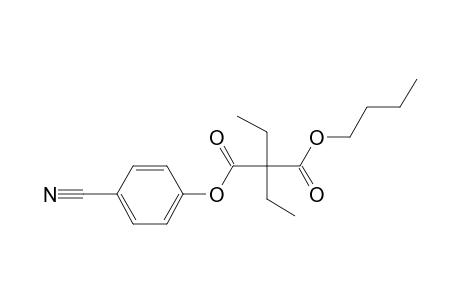 Diethylmalonic acid, butyl 4-cyanophenyl ester