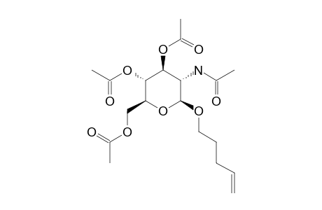 PENTYL-4'-ENYL-3,4,6-TRI-O-ACETYL-2-ACETYLAMINO-2-DEOXY-BETA-D-GLUCOSIDE