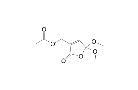 (5,5-Dimethoxy-2-oxidanylidene-furan-3-yl)methyl ethanoate