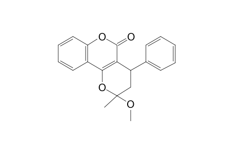 2-Methoxy-2-methyl-4-phenyl-3,4-dihydro-2H-pyrano-[3,2-C]-chromen-5-one