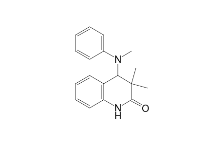 3,3-Dimethyl-4-(N-methyl-anilino)-3,4-dihydro-quinolin-2(1H)-one