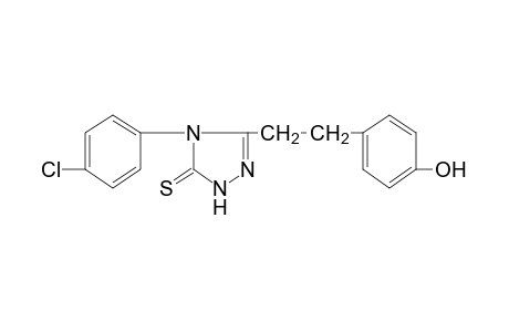 4-(p-chlorophenyl)-3-(p-hydroxyphenethyl)-delta square-1,2,4-triazoline-5-thione