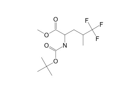 (2S,4R)/(2R,4S)-N-TERT.-BUTOXYCARBONYL-5,5,5-TRIFLUORO-LEUCINE-METHYLESTER