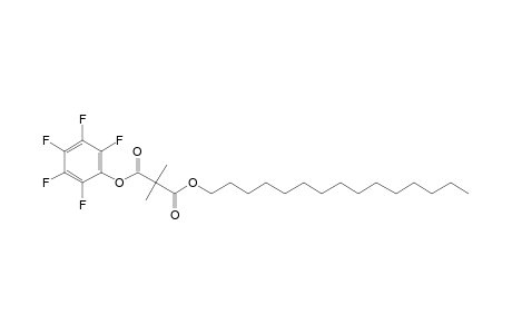 Dimethylmalonic acid, pentadecyl pentafluorophenyl ester