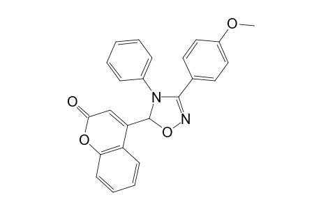 4-[3-(4-methoxyphenyl)-4-phenyl-5H-1,2,4-oxadiazol-5-yl]-1-benzopyran-2-one