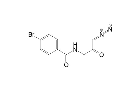 3-(p-bromophenyl)carbonylamino-1-diazo-propan-2-one