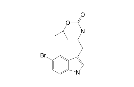 Tert-butyl [2-(5-bromo-2-methyl-1H-indol-3-yl)ethyl]carbamate